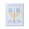 Stupell Industries Happy Hanukkah Botanical Menorah Canvas Wall Art